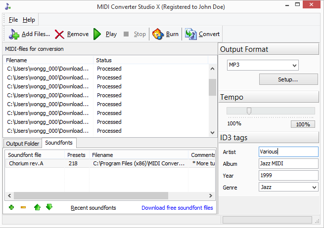 mp3 to midi audio converter free download
